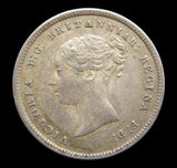 Victoria 1845 Maundy Fourpence - EF