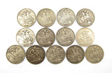 Date Run Of 13 x Victoria Silver Crowns From 1888-1900