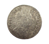 William III 1697 Sixpence - Second Bust - G/I In GRA