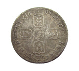 William III 1697 Sixpence - Second Bust - G/I In GRA