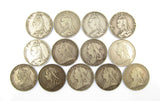 Date Run Of 13 x Victoria Silver Crowns From 1888-1900