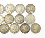 Date Run Of 13 x Victoria Silver Crowns From 1888-1900