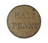 1800 Christ's Hospital Halfpenny Token - VF
