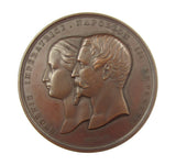 France 1855 Palace of Industry 49mm Bronze Medal - By Caque