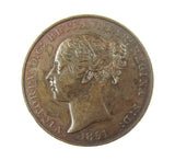 Jersey 1851 Victoria 1/13th Shilling - EF