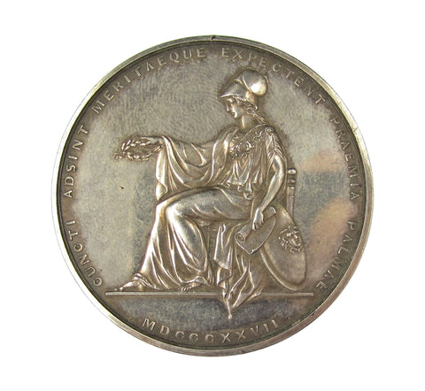 1827 University College London 38mm Silver Prize Medal
