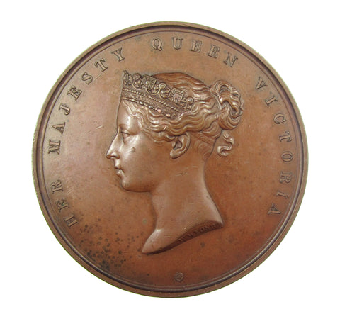 1862 International Exhibition 'For Services' 55mm Medal - By Wyon