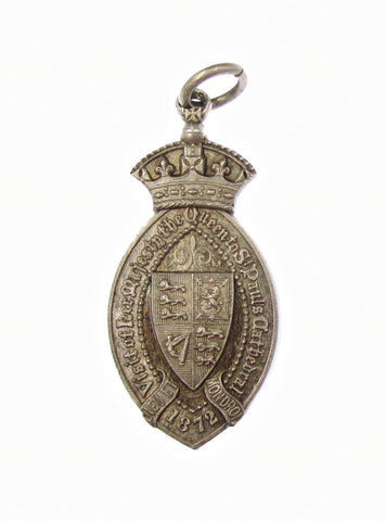 1872 National Thanksgiving Recovery Of Prince Of Wales Silver Medalet