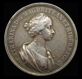 1662 Marriage Of Charles II & Catherine Silver Medal - By Roettier