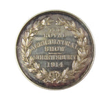 1914 Royal Agricultural Show Shrewsbury Silver & Bronze 38mm Medals
