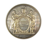 1852 Pharmaceutical Society Of Great Britain 70mm Silver Medal - By Wyon