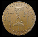 1795 Middlesex Kelly's Halfpenny Token - DH345c - EF