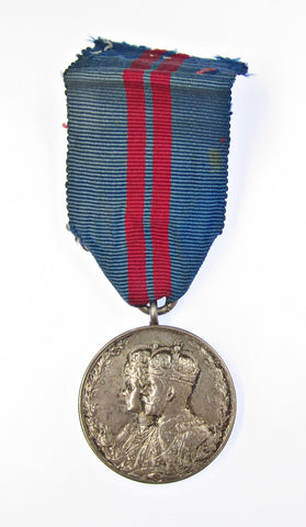 George V 1911 Coronation Full Sized Medal On Ribbon