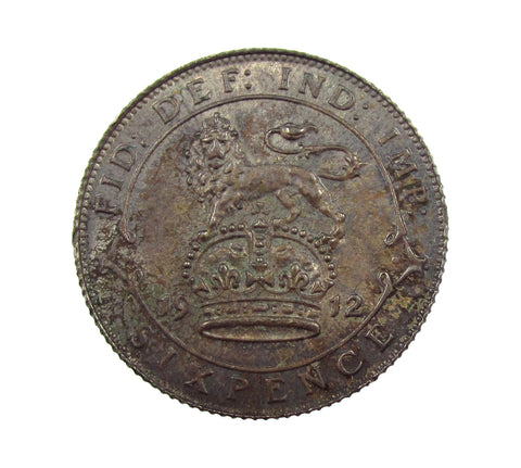 George V 1912 Sixpence - A/UNC