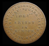 Middlesex Hall's c.1795 Halfpenny Token - DH319c - VF+