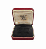Royal Mint Maundy Money Red Hard Case With Royal Crest
