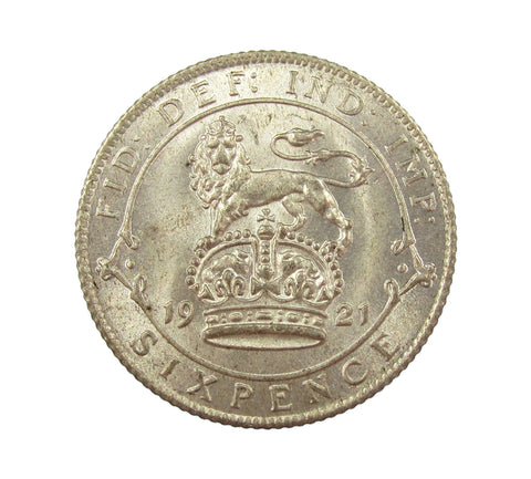 George V 1921 Sixpence - UNC