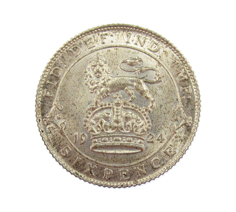 George V 1924 Sixpence - UNC