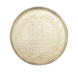 1868 Cambridge University Swimming Club Silver Medal For Diving