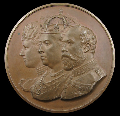 1894 Opening Of Tower Bridge 76mm Bronze Medal - By Bowcher