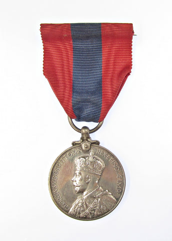 George V Faithful Service Medal - Cased