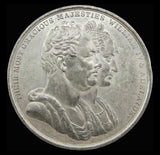 1831 Coronation Of William IV White Metal Medal - By Ingram