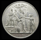1831 Coronation Of William IV White Metal Medal - By Ingram