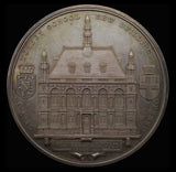 1882 City Of London School New Buildings 77mm Bronze Medal