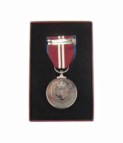 2012 Elizabeth II Diamond Jubilee Medal On Ribbon - Boxed