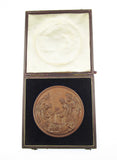 1862 International Exhibition 77mm Cased Prize Medal - By Wyon