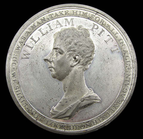 1806 Death Of William Pitt 'Oh My Country' 52mm Medal