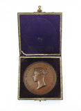 1862 International Exhibition 'For Services' 55mm Medal - By Wyon
