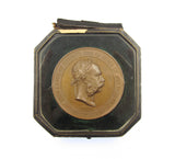 Austria 1873 Vienna Exhibition 70mm Medal - Cased