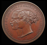 1858 Inauguration Of Aston Hall 74mm Medal - By Ottley