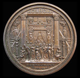 1896 Holborn Restaurant Lead 67mm Presentation Medal