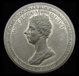 1806 Death Of William Pitt 'Oh My Country' White Metal Medal