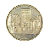1972 New Stock Exchange Silver Brokers Pass Medal - Cased