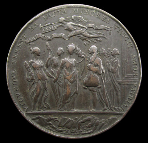 1753 Irish Surplus Revenue Dispute 44mm Medal