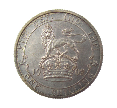 Edward VII 1902 Matt Proof Shilling - A/UNC
