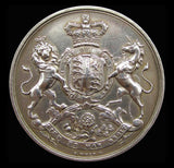 Victoria Stock Brokers Pass Silver Medal By Wyon - Naylor Type 7