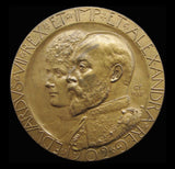 1902 Edward VII Coronation Bronze Medal By Frampton - Cased