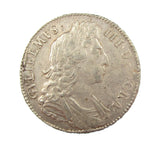 William III 1696 Silver Halfcrown - EF