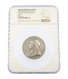 1897 Victoria Diamond Jubilee 56mm Silver Medal - NGC MS62