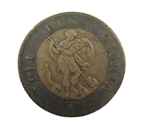 1660-1685 Charles II Touch Piece Copper Token - BMC 499