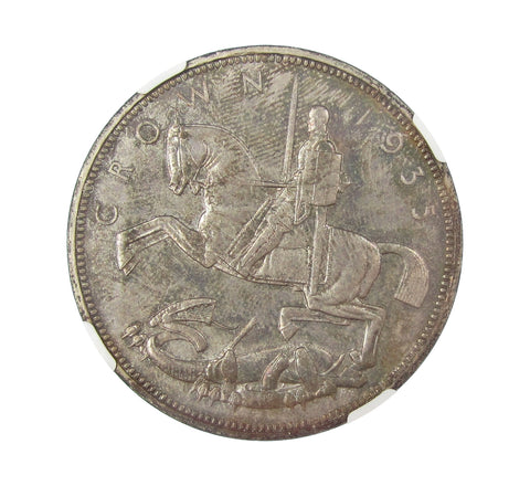 George V 1935 Specimen Crown - NGC SP64