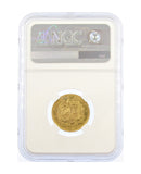 South Africa 1892 Gold Pond - NGC MS62+