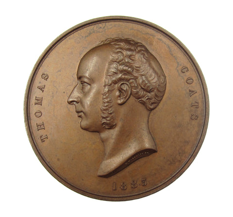1883 Thomas Coats Observatory 49mm Bronze Medal