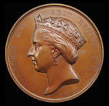 1869 Opening of Blackfriars Bridge And Holborn Viaduct Medal - By Adams