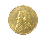South Africa 1892 Gold Pond - NGC MS62+