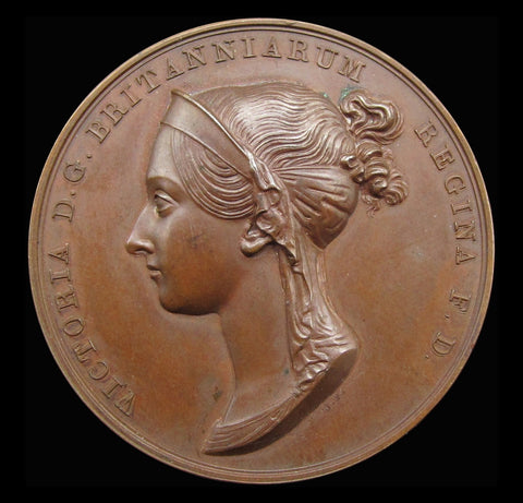 1838 Victoria Coronation Official Royal Mint Bronze Medal